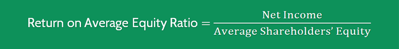 Return on Average Equity Ratio Formula